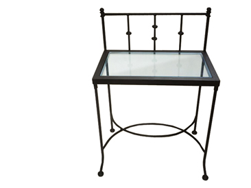 Iron Art AMALFI noční stolek se sklem