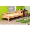 DOMINO jednolůžko 90 - se zábranou, buk