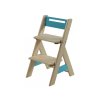 Gazel ZUZU dětská rostoucí židle modrá