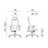 EDGE kancelářská židle rozměry
