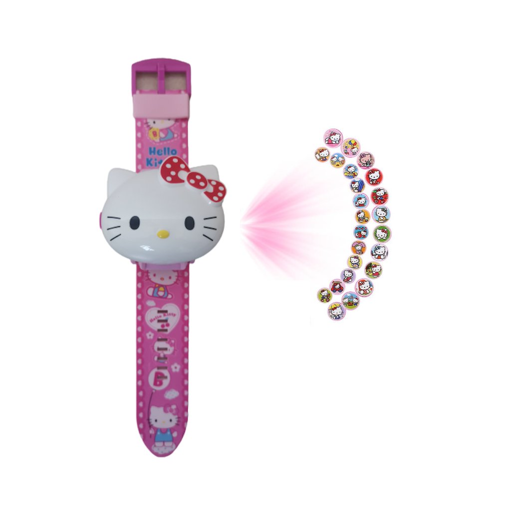 Dětské hodinky s projektorem Hello Kitty | Načančaná.cz