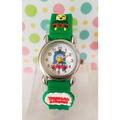 Dětské hodinky  Mašinka Tomáš zelené