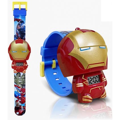 Dětské hodinky s postavičkou Iron Man Avengers|Načančaná.cz