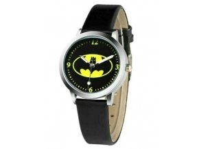 Dětské černé hodinky Znak Batman