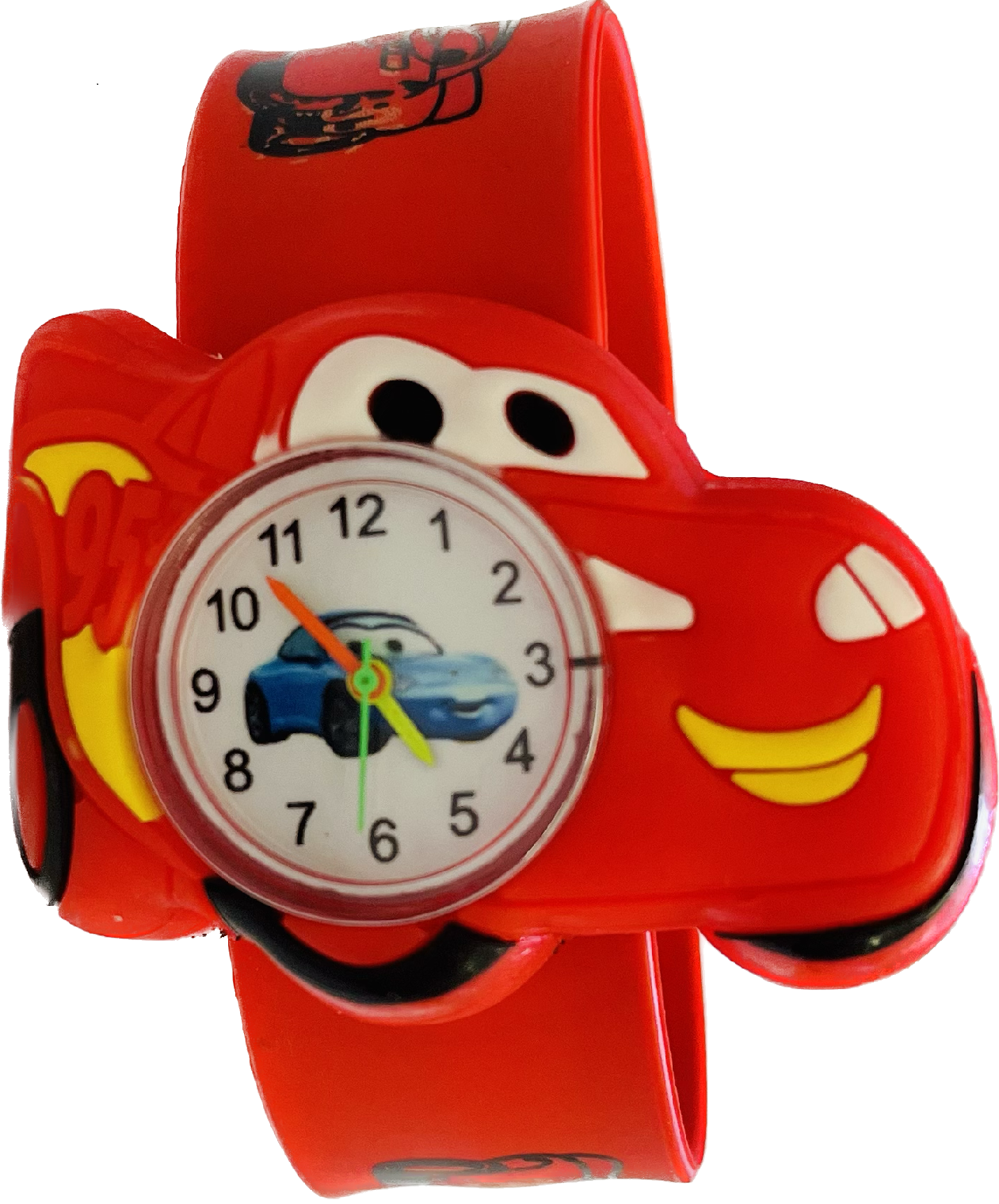 Načančaná.cz Dětské červené hodinky Auta Blesk McQueen - 2 motivy Motiv: B