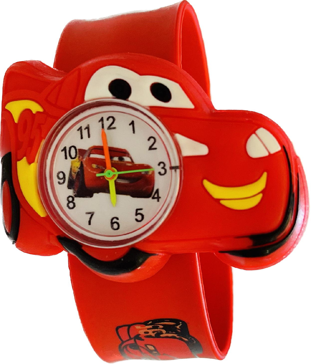 Načančaná.cz Dětské červené hodinky Auta Blesk McQueen - 2 motivy Motiv: A