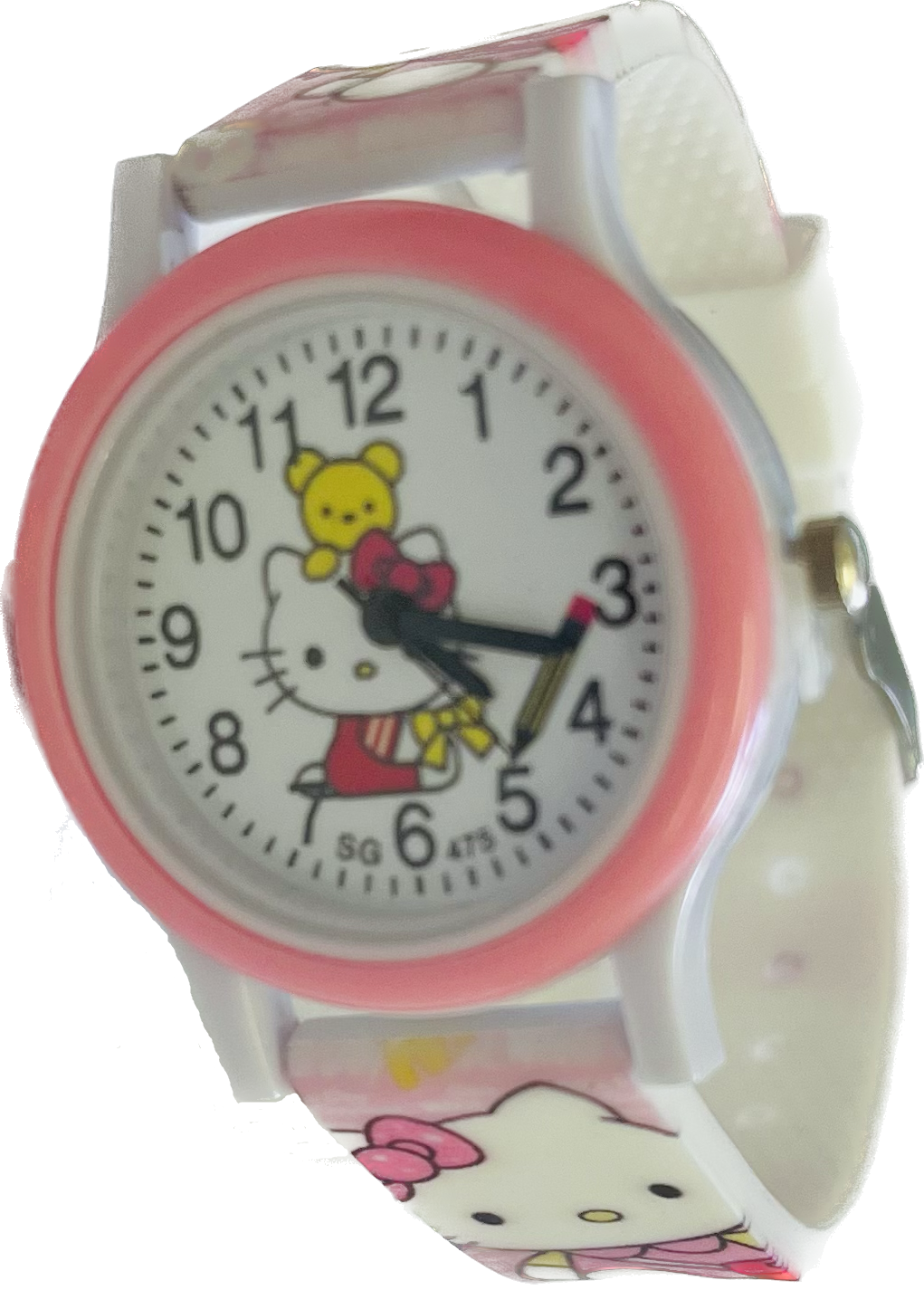 Načančaná.cz Dětské hodinky Hello Kitty s medvídkem