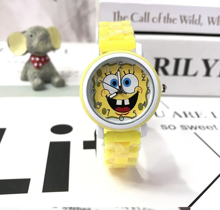 Načančaná.cz Dětské žluté hodinky Spongebob