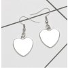 Dětské srdíčkové náušnice Anna s Elsou