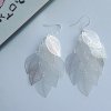 Náušnice stříbrné Padající lístky