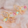 Náušnice Barevný motýl