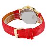 Kožené volnočasové hodinky Námořník červené
