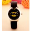 Dětské černé hodinky Znak Batman