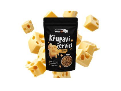 Wormici - sušení červíci - Cheddar