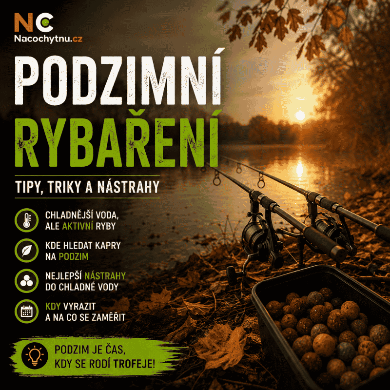 „Podzimní rybaření, když voda chladne.