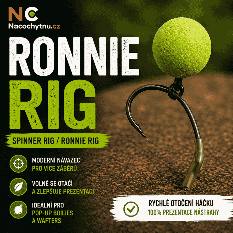 Návazce na kapry - Ronnie Rig (Spinner rig)