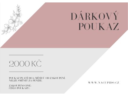 Dárkový poukaz