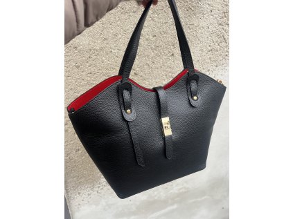 Kožená kabelka Lussosa