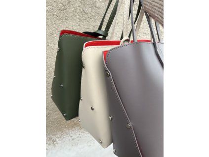 Velka kožená kabelka Como