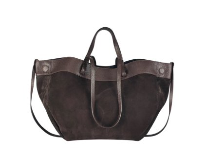 Kožená semišová kabelka Spia