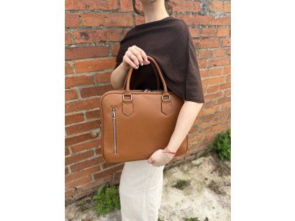 Kožená taška na notebook Forlí