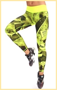 sportovni-leginy-s-potiskem-2skin-galactica-fluo