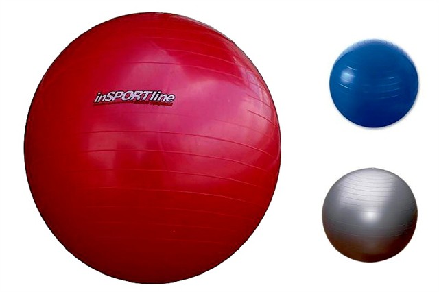 INSPORTLINE Gymnastický míč Regular - průměr 55 cm - modrý