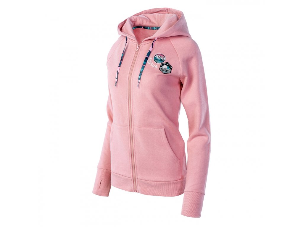 HI-TEC Lady RIVIA Mikina dámská s kapucí na zip Velikost: XL