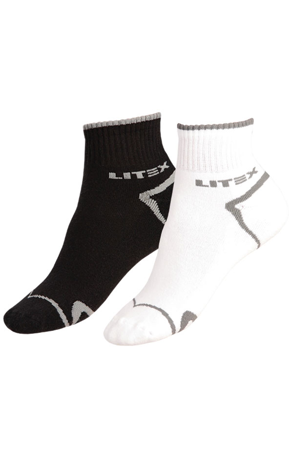 Sportovní ponožky Litex polovysoké 9A009 - bílá Velikost: 24 - 25