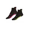 LITEX Sportovní ponožky CoolMax 9A015 - černá - růžová