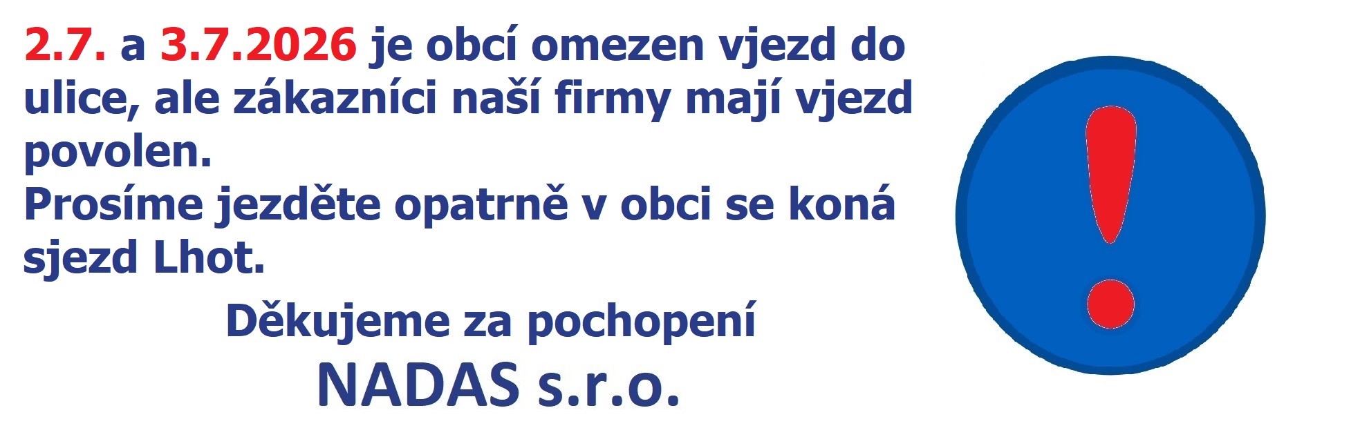 Vjezd do ulice