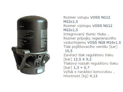 vysoušeč vzduchu KNORR LA8211