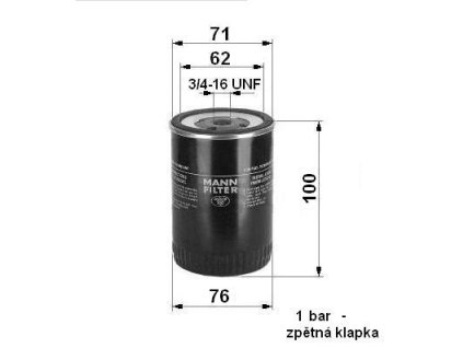 filtr olejový OP546