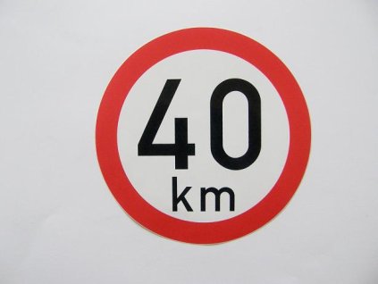 značka samolepící 40 pr.190mm