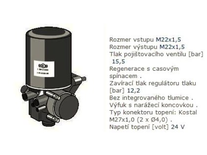 vysoušeč vzduchu KNORR LA8053