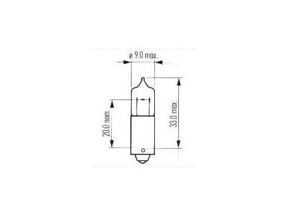 autožárovka 24V/21W H21W halogen