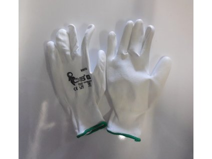 rukavice prac.BUNTING-Červa č.10 bílé