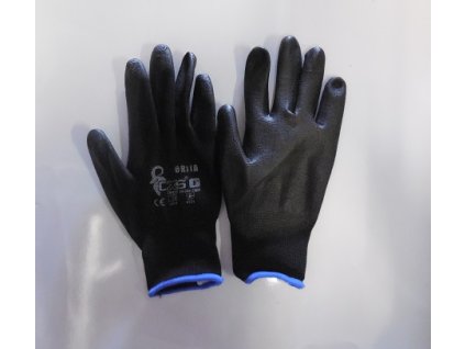 rukavice prac.BUNTING-Červa č.8 černé