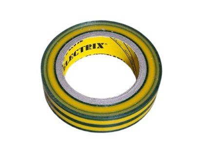 páska izolační PVC 15mm x 10m zelenožl.