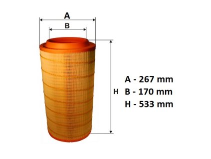 filtr-vložka vzduch.AM455/4