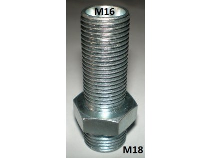 hrdlo přímé M18x1,5/M16x1,5 prodloužené