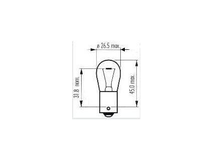 autožárovka 12V/15W