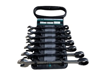 sada klíčů-očkové ráčnové 72 zubů