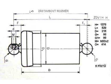 zvedák TGG 2701 (2x těsněno)opr.