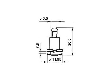 autožárovka 12V-H4 Range Power