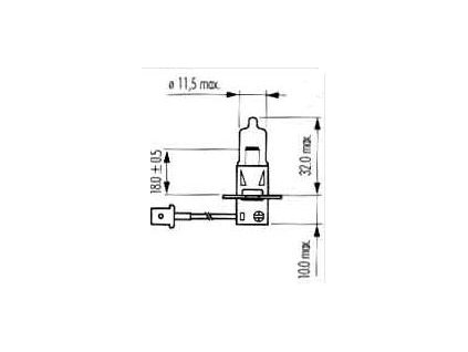 autožárovka 24V/70W H3