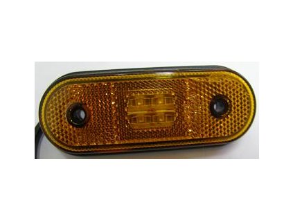 svítilna poziční oranžová  LED 12-30 V
