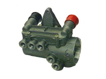 ventil přívěsu odbržďovací WABCO červený-černý