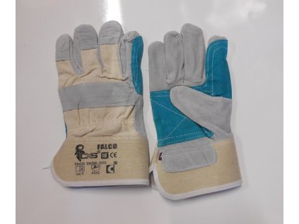 rukavice pracovní FALCO šedozelené