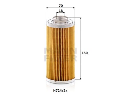 filtr-vložka hydr.oleje H724/2x
